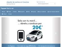 Tablet Screenshot of faycan.es